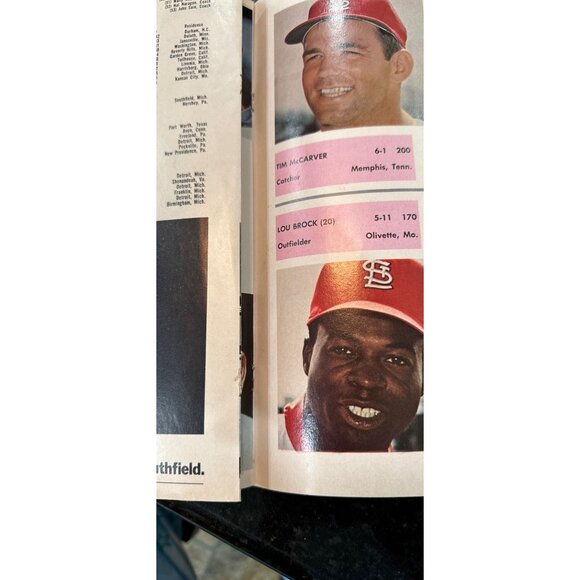 Vintage Detroit Tigers 1968 World Series Program In Plastic Sleeve - Picture 4 of 8
